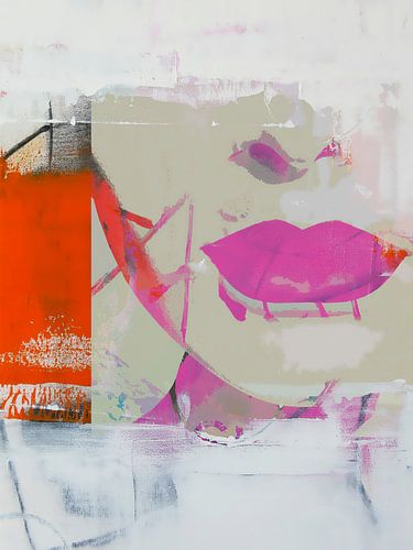 Pink lips to kiss von Gabi Hampe