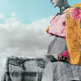 Frida - Mexican Collage van MIXED
