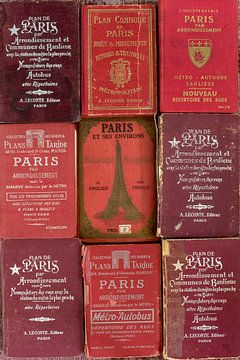 Plan de Paris oude stratenboekjes van Blond Beeld