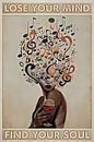 Vintage Music Lose Your Mind Find Your Soul, Music Lover by Steven Kingsbury thumbnail