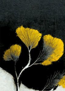 Ginko Biloba digitales Ölgemälde #ginko