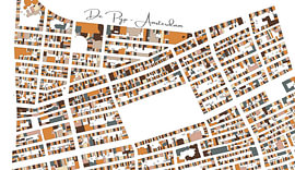 Map of De Pijp – Amsterdam by Stef van Campen