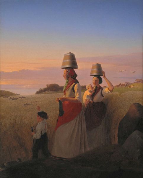 Rural Scene, Jørgen V. Sonne by Masterful Masters