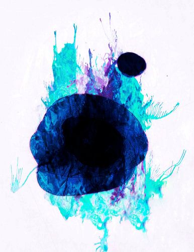 Japandi Zen Water Blauw Japan Scandinavië Abstract