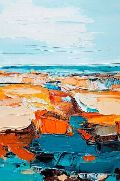 Meereslandschaft in kräftigen Farben von Poster Art Shop