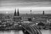 Cologne en noir et blanc sur Michael Valjak