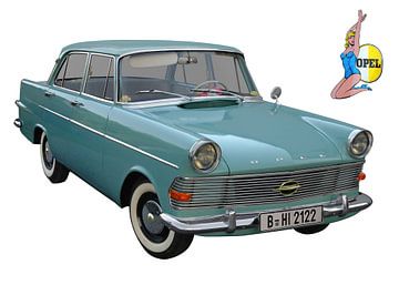 Opel Rekord P2 in originele kleur