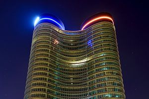 De Rabotoren in Utrecht in de nacht van Donker Utrecht