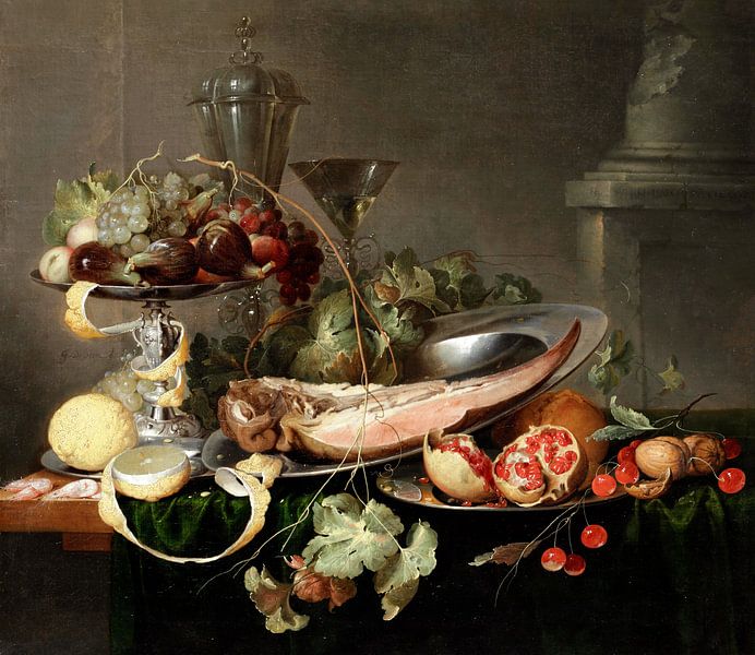 jan davidsz de heem still life with fruit