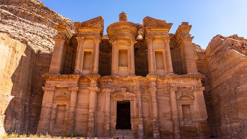 Das Kloster in Petra (Jordanien) von Jessica Lokker