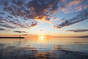 Sonnenuntergang an der spanischen Küste