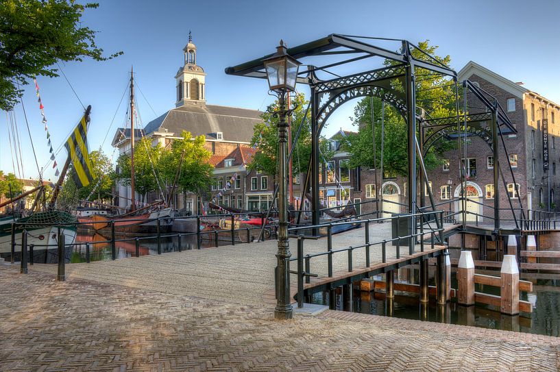 De Taanbrug in Schiedam by Charlene van Koesveld