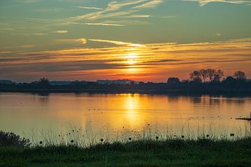 Coucher de soleil à Stellendam sur Ingrid Bergmann  Fotografie