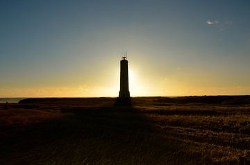 Vuurtoren in vuur en vlam van Willem Holle WHOriginal Fotografie