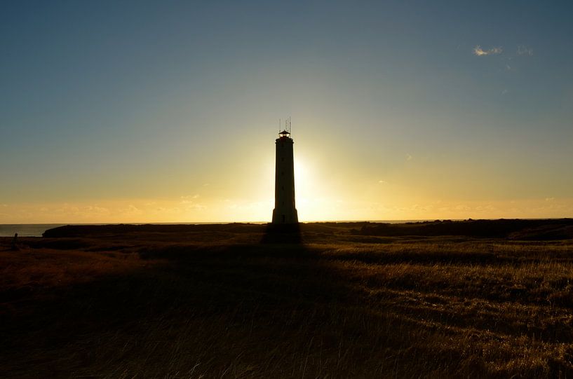 Vuurtoren in vuur en vlam van Willem Holle WHOriginal Fotografie