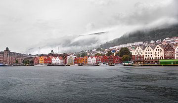 Bergen in Noorwegen van Thomas Heitz