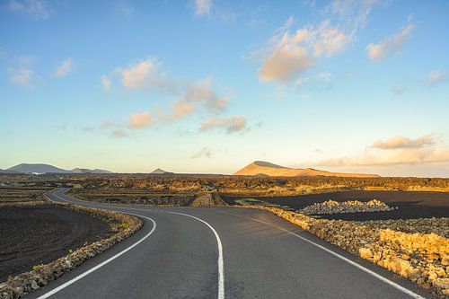 Straße zu den Vulkanen auf Lanzarote