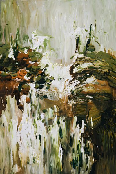 Abstract landschap in aardse kleuren van Imperial Art House