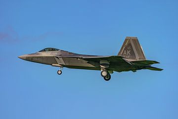 USAF Lockheed Martin F-22 Raptor in Leeuwarden. von Jaap van den Berg