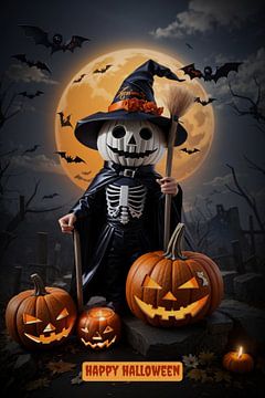 Joyeuse citrouille d'Halloween sur ArtDesign by KBK