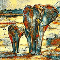 AnimalArt_Elephant_001_by_JAMFoto
