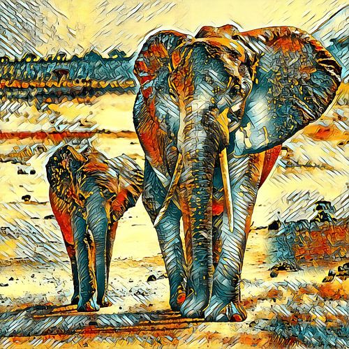 AnimalArt_Elephant_001_by_JAMPhoto