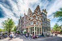 De mooiste grachtenpanden van de Brouwersgracht in Amsterdam.