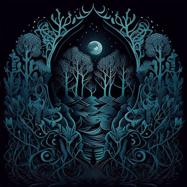 Forêt mystique par Vythryd Arts