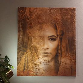 Customer photo: Goldtober by Mirjam Duizendstra, on canvas