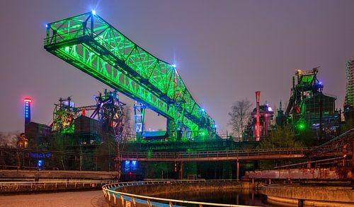 Panorama ThyssenKrupp Hochöfen Ruhrgebiet, Krokodil