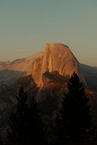 Zonsondergang bij Half Dome 2 van Pascal Deckarm