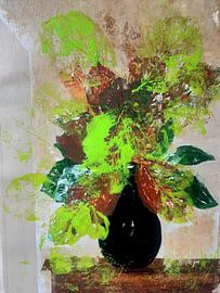 VASE AVEC DES FLEURS sur Jose Leeuwis