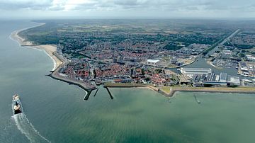 Flushing from Above - La porte de la mer et de la terre sur FlyingDutchCam