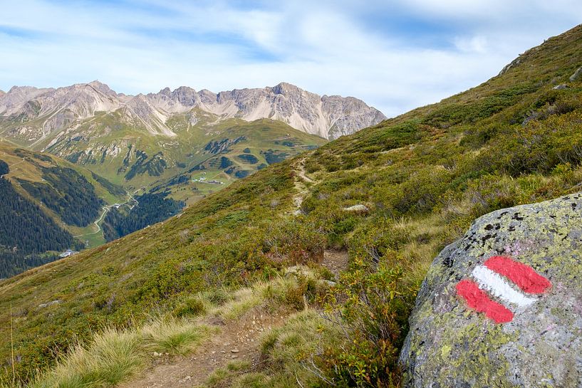 Alpenrosenweg, St. Anton am Arlberg von Johan Vanbockryck