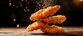 Crispy chicken fillet in the air - delicious by Poster Art Shop