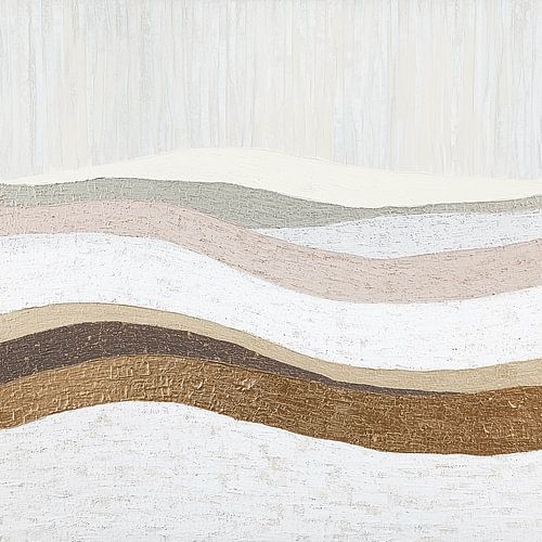 Des couches ondulantes dans des couleurs terreuses et des textures douces