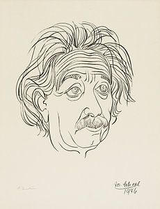 Josef Scharl, Porträt Albert Einstein, 1946