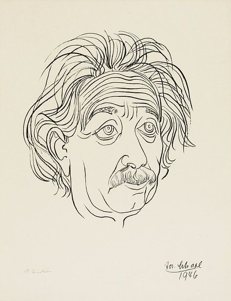 Josef Scharl, Portrait Albert Einstein, 1946 par Atelier Liesjes
