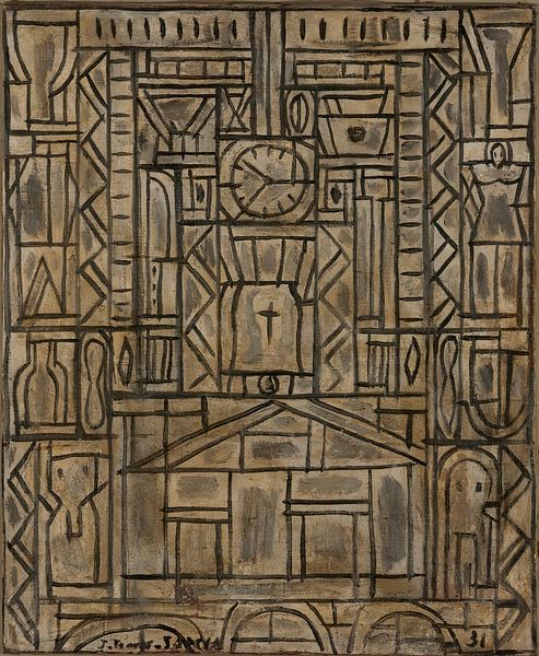Joaquín Torres García - Contrast (1931) van Peter Balan