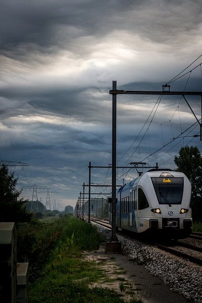 Trein onder Undulatus von Paul Glastra Photography