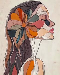 Abstract Floral Frau 5
