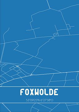 Blueprint | Map | Foxwolde (Drenthe) by Rezona