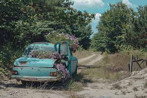 Ein Blumenstrauß oder ein Oldtimer?
