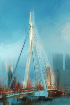 Erasmusbrug in Rotterdam van ARTemberaubend