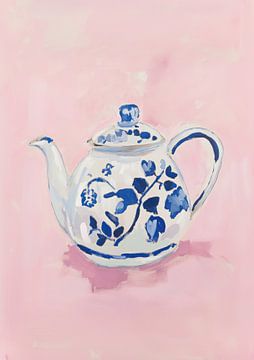 Porcelain teapot