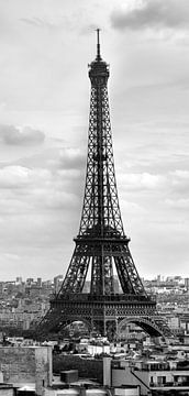 Eiffel Tower PARIS black-white