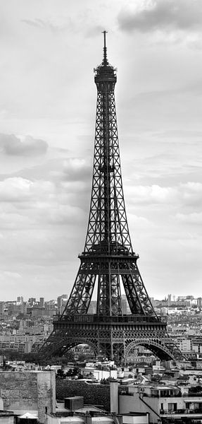 Eiffelturm PARIS schwarz-weiß von Melanie Viola