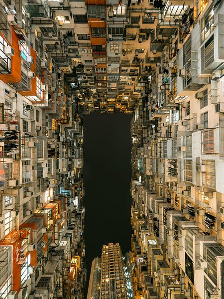 Montane Mansion, Yick Cheong Gebäude Monstergebäude in Quarry Bay, Hongkong von Michiel Dros