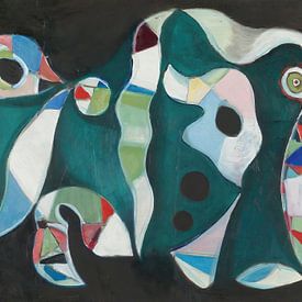 Ole Kandelin - Compositie (1946) van Peter Balan