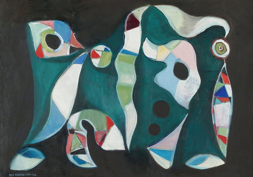 Ole Kandelin - Compositie (1946) van Peter Balan